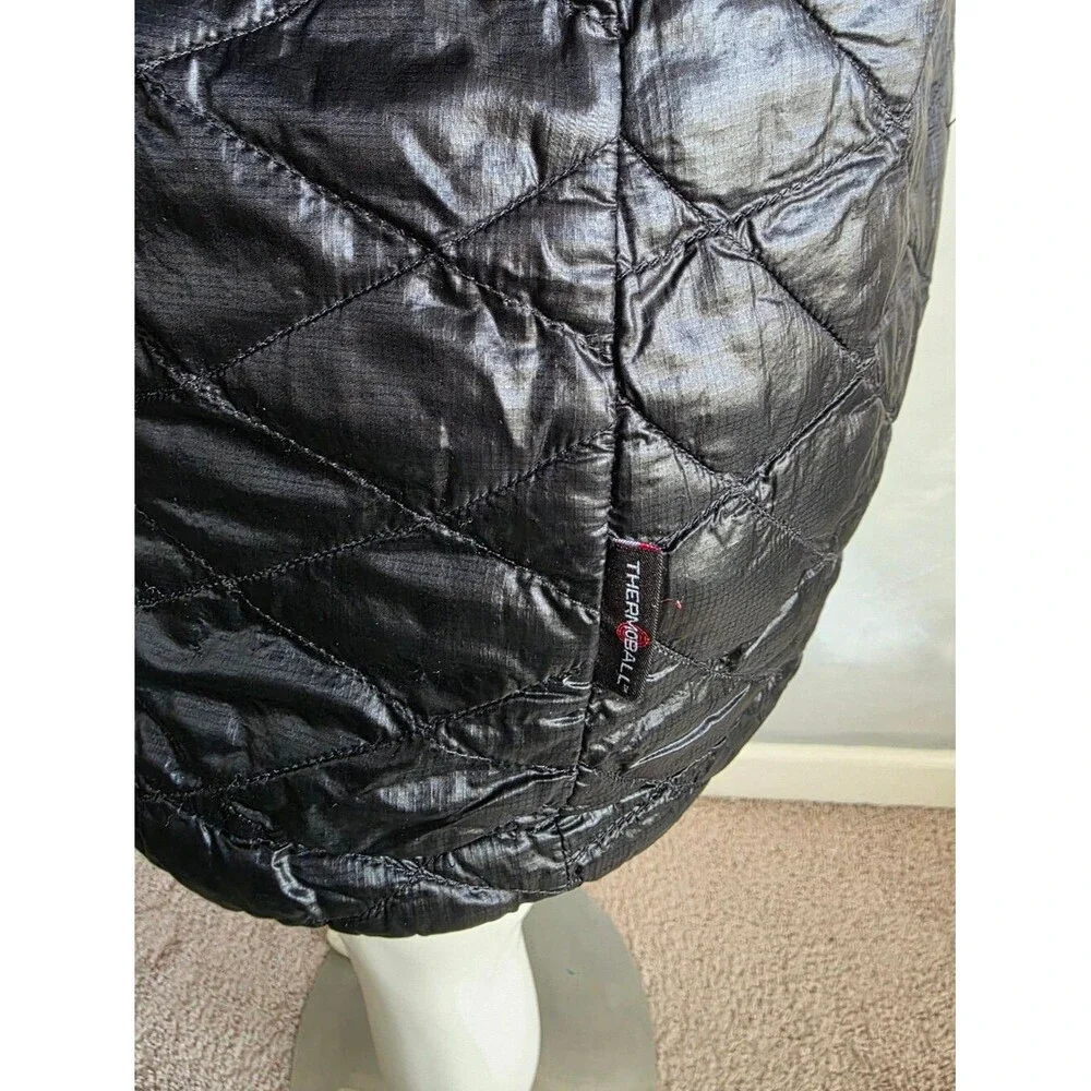 The North Face Thermoball Insulated Black Puffer Jacket Womens Sz M